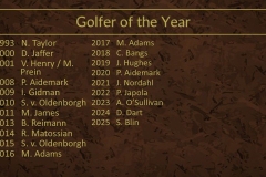 IGC Golfer of the Year