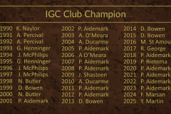 IGC Club Champion