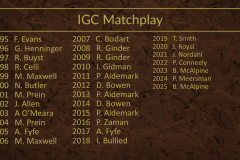 IGC Matchplay